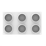 THE SLICE OF CITRUS 100 - SILICONE MOULD N.6 ¯70 H 31 MM + SILICONE MAT + PLASTI