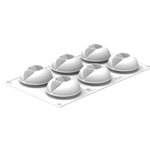 MARITOZZO 135 - SET 2 SILICONE MOULDS N.6 ¯68 H 40 MM + N.12 68 X 31 H 25 MM