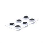 MARITOZZO 135 - SET 2 SILICONE MOULDS N.6 ¯68 H 40 MM + N.12 68 X 31 H 25 MM