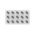 OVAL 30 - SILICONE MOULD N.15 52X36 H 22 MM