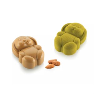 RABBIT 70 - SILICONE MOULD N.8 76X50 H 29 MM + CUTTER