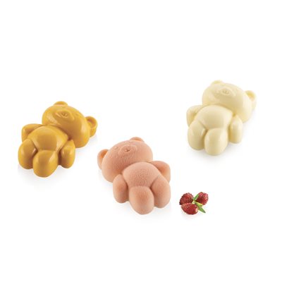 TEDDY BEAR XS 20 - SILICONE MOULD N.18 50X36 H 21 MM
