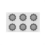 CHARLOTTE 100 - SILICONE MOULD N.6 ¯70 H 33 MM