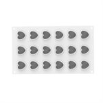 CUORE XS 13 - SILICONE MOULD N.18 34X33 H 20 MM