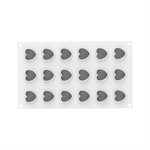 CUORE XS 13 - SILICONE MOULD N.18 34X33 H 20 MM