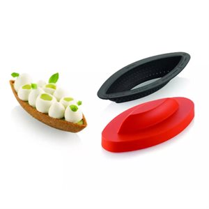 3D TARTE RING OVAL 120X40 H 20 MM - N.6 RING + CUTTER&SHAPE