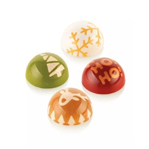 CHOCO STAMP B - 4 STAMPS HANDLE + 4 SILICONE MOULDS ¯31 H 17 MM