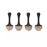 CHOCO STAMP B - 4 STAMPS HANDLE + 4 SILICONE MOULDS ¯31 H 17 MM