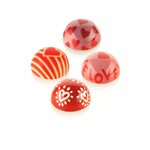 SEMISFERA01 & CHOCO STAMP C - CH013 TRITAN MOULD N.24 ¯31 H 16 MM
