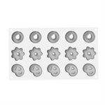 DANISH COOKIES XS 15 - SILICONE MOULD N.15 ø47 H 15 MM