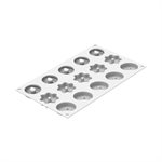 DANISH COOKIES XS 15 - SILICONE MOULD N.15 ø47 H 15 MM