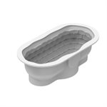 BUCHE IGLOO 1175 - SILICONE MOULD 234X115 H 75 MM