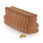 BUCHE PELUCHE 1100 - SILICONE MOULD 236X70 H 91 MM + SCG068 SILICONE MOULD