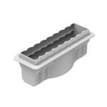 BUCHE PELUCHE 1100 - SILICONE MOULD 236X70 H 91 MM + SCG068 SILICONE MOULD