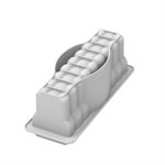 BUCHE PELUCHE 1100 - SILICONE MOULD 236X70 H 91 MM + SCG068 SILICONE MOULD