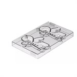 CH054 - GINGER-T TRITAN MOULD N.2 149X109 H 18 MM