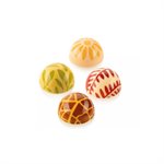 SEMISFERA01 & CHOCO STAMP D - CH013 TRITAN MOULD N.24 ø31 H 16 MM + 4 STAMPS