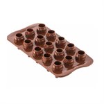 SCG056 3D - SILICONE MOULD MR&MRS BROWN N.15 ø25 H 40MM