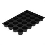 SQ101 JUMBO MUFFIN - SILICONE MOULD N.24 ø82 / 69 H 50 MM