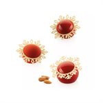SNOWFLAKE 3 - SILICONE MAT N.4 ø95 H 2 MM - N.4 ø88 H 2 MM