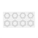 SNOWFLAKE 3 - SILICONE MAT N.4 ø95 H 2 MM - N.4 ø88 H 2 MM
