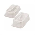 MARTINO - KIT 2 THERMOFORMED MOULDS FOR CHOCOLATE 285X150 H 68 MM