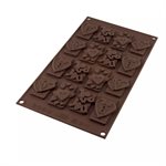 SF 196 - SILICONE MOULD N.16 CHOCO TAGS IN LOVE