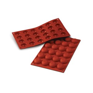 TERRACOTTA SILICONFLEX NACKED ITEM NR.24 POMPONETTES ¯34 MM H 16 MM