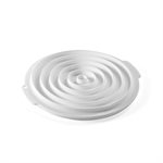 WHITE SILICONE MOULD ISERT DECOR ROUNDFROM ¯ 38 TO ¯ 240 MM H 10 MM IN GIFT BO