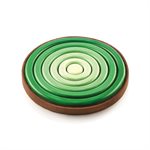 WHITE SILICONE MOULD ISERT DECOR ROUNDFROM ¯ 38 TO ¯ 240 MM H 10 MM IN GIFT BO