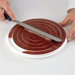 WHITE SILICONE MOULD ISERT DECOR ROUNDFROM ¯ 38 TO ¯ 240 MM H 10 MM IN GIFT BO