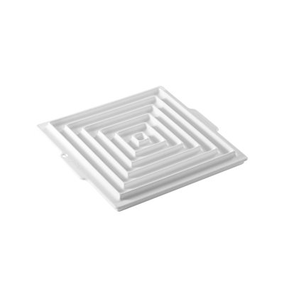 WHITE SILICONE MOULD ISERT DECOR SQUAREFROM 40X40 TO 240X240 H 10 MM IN GIFT BO