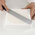 WHITE SILICONE MOULD ISERT DECOR SQUAREFROM 40X40 TO 240X240 H 10 MM IN GIFT BO