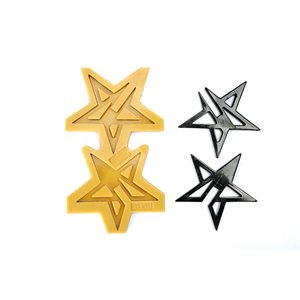 060201 - SUGARFLEX GOLD 060201 NATALE STELLA DI STELLA 114 X 10 MM