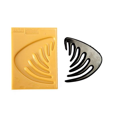 090104 - SUGARFLEX GOLD 090104 DECORAZIONI PETTINE NEGATIVO 115 X 11 H 5 MM