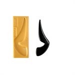 090107 - SUGARFLEX GOLD 090107 DECORAZIONI PIPA NEGATIVO 140 X 55 H 5 MM