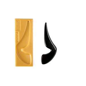 090907 - SUGARFLEX GOLD 090907 DECORAZIONI PIPA POSITIVO 140 X 55 H 5 MM