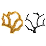 091801 - SUGARFLEX GOLD 091801 DECORAZIONI CORNICE CORALLO 240 X 240 H 22 MM