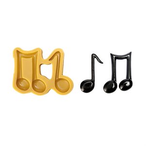 091901 - SUGARFLEX GOLD 091901 DECORAZIONI NOTE MUSICALI 84 X 50 H 11 E MM 62 X