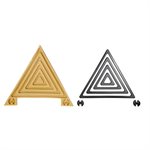 092201 - SUGARFLEX GOLD 092201 DECORAZIONI SET 4 PZ TRIANGOLI EQUILATERI