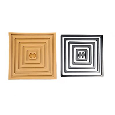 092301 - SUGARFLEX GOLD 092301 DECORAZIONI SET 5 PZ QUADRATI