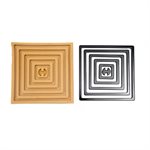 092301 - SUGARFLEX GOLD 092301 DECORAZIONI SET 5 PZ QUADRATI
