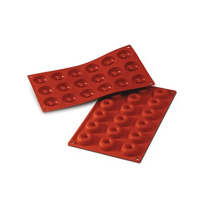 TERRACOTTA SILICONFLEX NACKED ITEM NR.18 MINI SAVARINS ¯41 MM H 12 MM