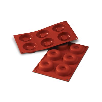 TERRACOTTA SILICONFLEX NACKED ITEM NR.6 SAVARINS ¯72 MM H 23 MM