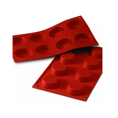 TERRACOTTA SILICONFLEX NACKED ITEM NR.8 TARTLETS ¯60 MM H 17 MM