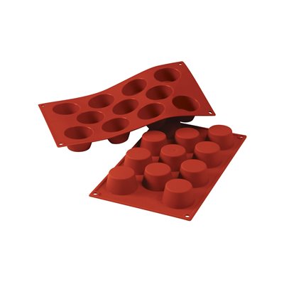 TERRACOTTA SILICONFLEX NACKED ITEM NR.11 MUFFINS MINI ¯51 MM H 28 MM