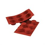 TERRACOTTA SILICONFLEX NACKED ITEM NR.6 MUFFINS MEDIO ¯69 MM H 35 MM