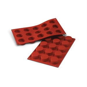 TERRACOTTA SILICONFLEX NACKED ITEM NR.15 PETITS-FOURS ¯40 MM H 20 MM