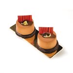 TERRACOTTA SILICONFLEX NACKED ITEM NR.8 CYLINDERS ¯60 MM H 35 MM