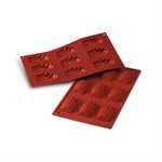 TERRACOTTA SILICONFLEX NACKED ITEM NR.9 MADELEINES MM 68 X 45 H 17 MM